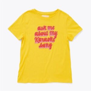🔥ban.do - “Ask Me About My Karaoke Song” Tee - L